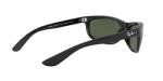 Ray-Ban Mens RB4089 Balorama Rectangular Sunglasses, Black/G-15 Green, 62 mm