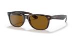 Ray-Ban Unisex RB2132 New Wayfarer Square Sunglasses, Light Havana/B-15 Brown, 52 mm