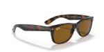 Ray-Ban Unisex RB2132 New Wayfarer Square Sunglasses, Light Havana/B-15 Brown, 52 mm