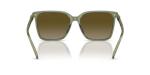 Michael Kors MK2197U Canberra Universal Fit Sunglasses, Green Transparent/Green Gradient, 56 mm