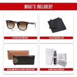 Ray-Ban RB4420 710/13 65MM Havana/Brown Gradient Square Sunglasses for Men for Women +BUNDLE with ACCESSORY EYEWEAR KIT