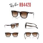 Ray-Ban RB4420 710/13 65MM Havana/Brown Gradient Square Sunglasses for Men for Women +BUNDLE with ACCESSORY EYEWEAR KIT