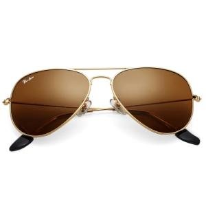 Pro Acme Classic Aviator Sunglasses for Women & Men Polarized Metal Frame UV400 Driver Sunglasses, 58 MM (Gold/Brown -Polarized)
