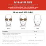 Ray-Ban RB4171 Erika Sunglasses, Rubber Beige/Gradient Brown, 54 mm