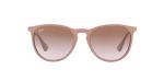 Ray-Ban RB4171 Erika Sunglasses + Vision Group Accessories Bundle (Dark Rubber Sand/Violet Gradient Brown (600068))