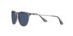 Ray-Ban Junior Unisex Kids RJ9060S Erika Round Sunglasses, Opal Blue/Dark Blue, 50 mm
