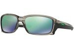 Oakley Men's OO9331 Straightlink Rectangular Sunglasses, Grey Ink/Jade Iridium, 61 mm