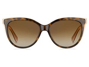 Kate Spade New York Daesha Sunglasses, Women's Trendy Polarized Cat Eye Sunglasses with 100% UV Protection Coating & Branded Travel Case