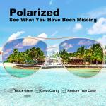 CARFIA Polarized Sunglasses for Women UV Protection Acetate Arms Metal Frame Pink Mirrored CA3216