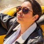 goodr Amelia Earhart Ghosted Me Polarized Aviator Sunglasses for Men & Women, Large Sized (Mach G), Brown Translucent Frames with Brown Non-Reflective Lenses, UV400 Protection, No Slip, No Bounce