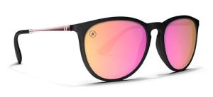 Blenders Eyewear North Park – Polarized Sunglasses – Classic Shape, Mixed Metal Frame – 100% UV Protection – For Women – Rose Theater