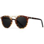 WearMe Pro - Women's Polarized, Round Retro, Double-Bridge Vintage Sunglasses