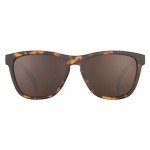 goodr Bosley's Basset Hound Dreams Polarized Sunglasses for Men & Women, Medium Sized (OG), Brown Translucent Frames with Brown Non-Reflective Lenses, UV400 Protection, No Slip, No Bounce