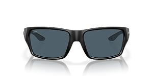 Costa Man Sunglasses Matte Black Frame, Gray Lenses, 60MM