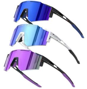 DioKiw 3PACK Polarized Kids sunglasses Youth Softball Cycling Sports Sun Glasses Boys Girls UV400 Protection Goggles