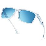 KastKing FlatRock Polarized Sport Sunglasses for Men and Women, Ideal for Driving Fishing Cycling Running, UV Protection