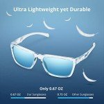 KastKing FlatRock Polarized Sport Sunglasses for Men and Women, Ideal for Driving Fishing Cycling Running, UV Protection