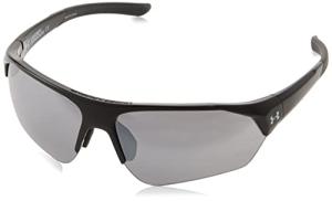 Under Armour Unisex Child Ua Playmaker Jr. Sunglasses, Black/Gray, 69mm 9mm US