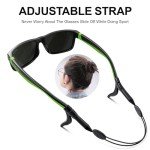 ACBLUCE Kids Sunglasses for Boys Girls Polarized Child Teen Youth Sport Baseball Cycling Beach Green Glasses for Age 6 7 8 9 10 11 12