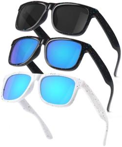 SEKKAF Kids Polarized Sunglasses Age 3-12 Toddler Shades for Boys Girls,Durable Sun Glasses with UV Protection