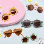 ZtohPyo 24 Pairs Kids Sunglasses DIY Kit Retro Flower Sunglasses Glasses Bulk Outdoor Eyewear for Toddler Girls Party Favor…