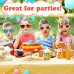 ZtohPyo 24 Pairs Kids Sunglasses DIY Kit Retro Flower Sunglasses Glasses Bulk Outdoor Eyewear for Toddler Girls Party Favor…