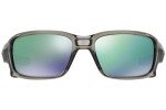 Oakley Men's OO9331 Straightlink Rectangular Sunglasses, Grey Ink/Jade Iridium, 61 mm