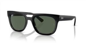 Ray-Ban Rb4426 Phil Square Sunglasses, Black/Dark Green, 54 mm
