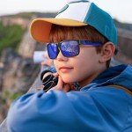 ACBLUCE Kids Sunglasses for Boys Girls Polarized Child Teen Youth Sport Baseball Cycling Beach Green Glasses for Age 6 7 8 9 10 11 12