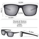 KastKing Toccoa Polarized Sport Sunglasses for Men and Women,Ideal for Driving Fishing Cycling and Running,UV Protection