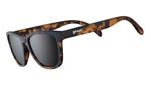 goodr Bosley's Basset Hound Dreams Polarized Sunglasses, Medium Sized (OG), Brown Translucent Frames with Brown Non-Reflective Glare Reducing Lenses, UV400 Protection, No Slip, No Bounce