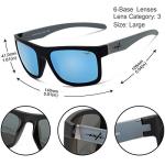 INFI Fishing Polarized Sunglasses for Men Driving Running Black Glasses UV400 Protectiont