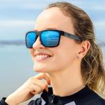 INFI Fishing Polarized Sunglasses for Men Driving Running Black Glasses UV400 Protectiont