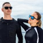 INFI Fishing Polarized Sunglasses for Men Driving Running Black Glasses UV400 Protectiont