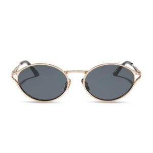 DIFF | Jessie James Decker Limoncello Lightweight Wire Sunglasses for Women UV400 Protection, Gold + Grey