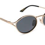 DIFF | Jessie James Decker Limoncello Lightweight Wire Sunglasses for Women UV400 Protection, Gold + Grey