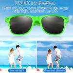 MIAHART 48 Pack Kids Party Sunglasses Bulk for Summer Party Favors Boys and Girls Birthday Party Goody Bag Fillers, Green