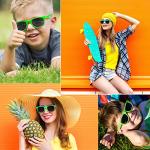 MIAHART 48 Pack Kids Party Sunglasses Bulk for Summer Party Favors Boys and Girls Birthday Party Goody Bag Fillers, Green