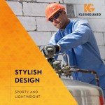 KleenGuard™ V30 Nemesis™ Safety Glasses (25688), with Mirror Coating, Smoke Lenses, Black Frame, Unisex Sunglasses for Men and Women (Qty 12)