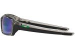 Oakley Men's OO9331 Straightlink Rectangular Sunglasses, Grey Ink/Jade Iridium, 61 mm