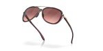 Oakley Women's OO4129 Split Time Aviator Sunglasses, Crystal Raspberry/G40 Black Gradient, 58 mm