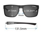 Tifosi Optics Swick Sunglasses (Blackout/Smoke lenses)
