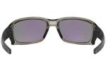 Oakley Men's OO9331 Straightlink Rectangular Sunglasses, Grey Ink/Jade Iridium, 61 mm
