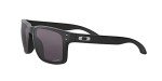 Oakley Men's OO9102 Holbrook Square Sunglasses, Matte Black on Silver/Prizm Grey, 57 mm + 1