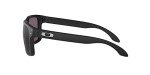 Oakley Men's OO9102 Holbrook Square Sunglasses, Matte Black on Silver/Prizm Grey, 57 mm + 1