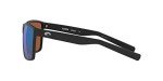 Costa Del Mar Mens Rincon Fishing and Watersports Rectangular Sunglasses, Black/Green Mirrored Polarized-580G, 63 mm