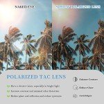 SIPHEW Polarized Sunglasses Womens Trendy, Classic Square Sun Glasses for Women UV Protection Wrap Shades