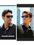 BIRCEN Mens Sunglasses Polarised UV-Protection: Carbon Fiber Frame Sport Black Shades for Men Driving Fishing Golf