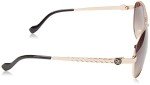 Jessica Simpson Women's J5702 Elegant Metal Aviator Pilot Sunglasses with UV400 Protection- Glamorous Lightweight Sunglasses for Women, 61mm
