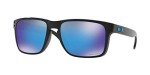 Oakley Men's OO9417 Holbrook XL Square Sunglasses, Polished Black/Prizm Sapphire, 59 mm